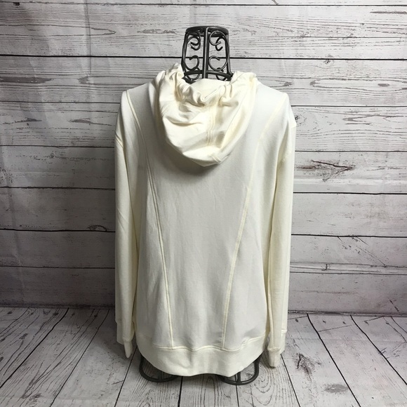 Cee Bee Cheryl Burke Cozy Cream Zip Up Hoodie Size Small Preloved - Picture 11 of 12